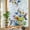 White, variant on Rainbow Window Privacy Film, Hummingbird Static Cling Window Film PVC, Spring Farmhouse Oil Painting Sunflowers No Glue UV Blocking Glass Covering, Removable Stained Glass Sticker 17.7''x39.3''