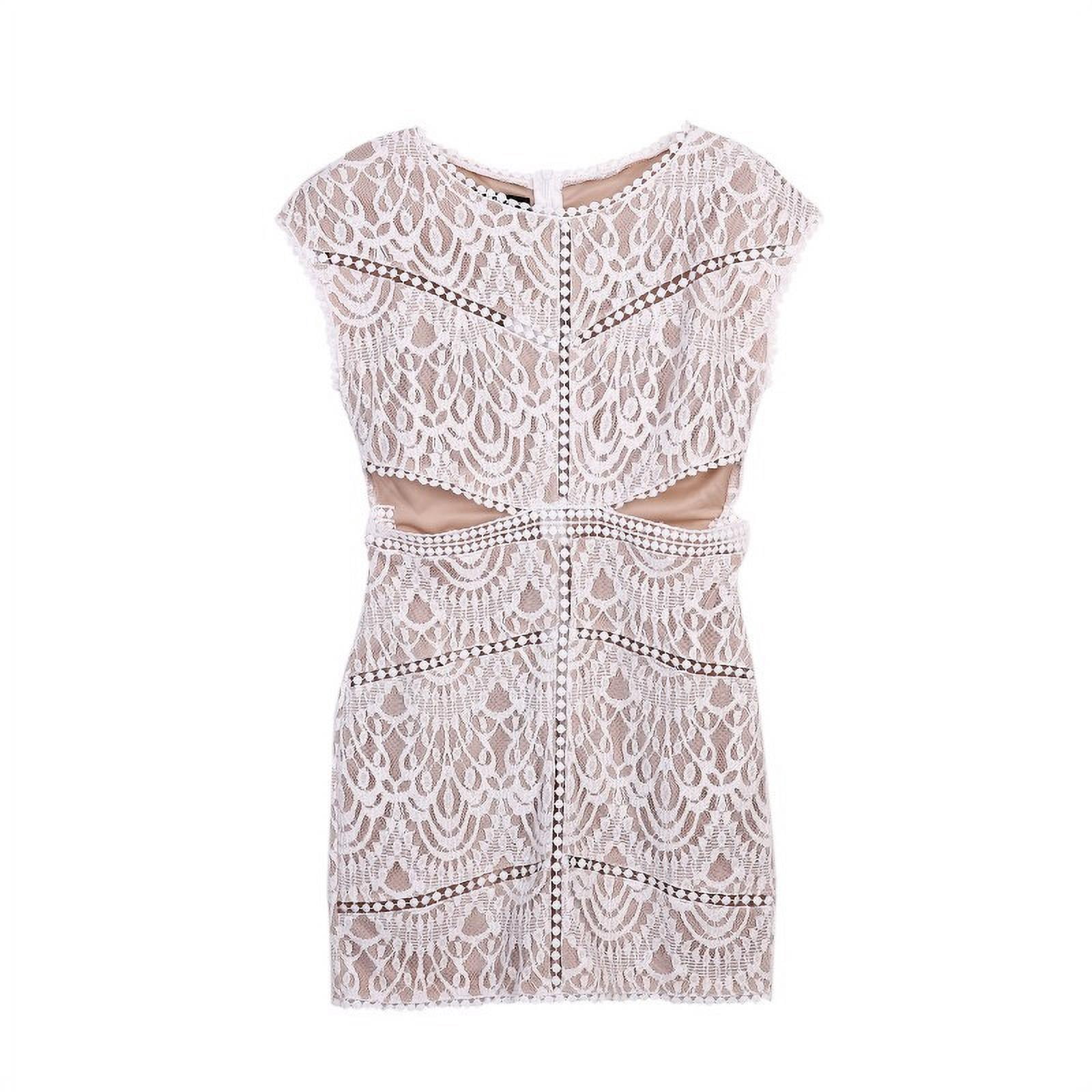 Women Slim Mini Dress Hollow Mini Dress Out Outfits Mini Bodycon Dress Club Outfits
