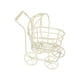 thumbnail image 1 of Cochecito de bebé para casa de muñecas a escala 1:12, decoración para casa de muñecas, dioramas, accesorios fotográficos, escenas para guardería. beige, 1 of 8