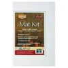 (Price/EA)Heritage H0810SDW 8" x 10" Pre-Cut Double Layer White Mat Kit