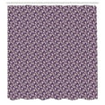 thumbnail image 2 of Ambesonne Ice Cream Shower Curtain, Retro Summer Desserts Art, 69"Wx84"L, Quartz and Soft Pink, 2 of 4