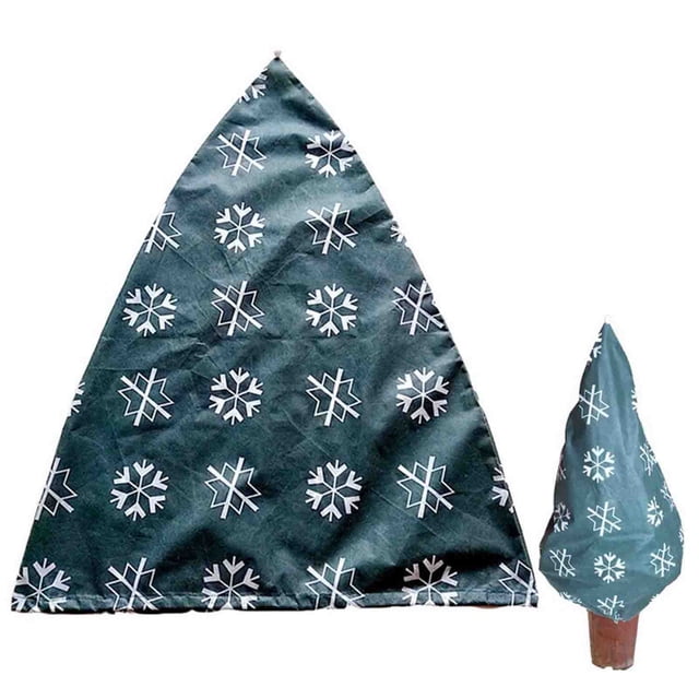Agiferg Christmas Winter Plant Cover Tree Shrub Plant Protecting Bag With Drawstring