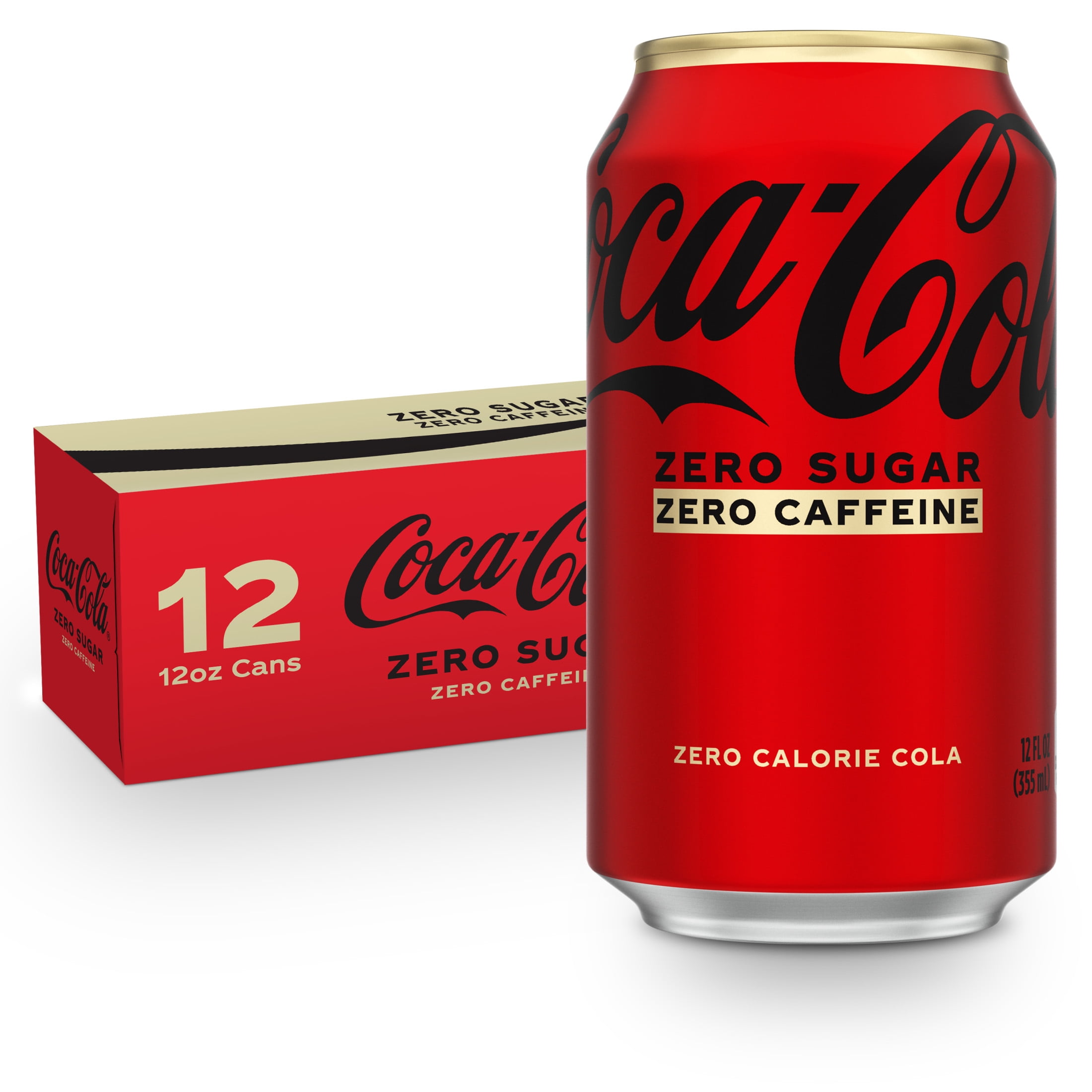 Coca-Cola Zero Sugar Cherry COKE, Sparkling Soda Pop, 12