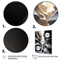 thumbnail image 3 of Designart "Black White Canyon Walls In I" Landscape & Nature Floater Framed Wall Art Living Room, 3 of 7