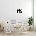 thumbnail image 2 of Stupell Industries Geometric Black White Abstract Industrial Shapes, 11 x 14, Designed by Kent Youngstrom, 2 of 6