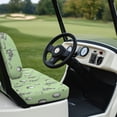 thumbnail image 6 of Pzuqiu 2-Piece Golfing Skeleton Golf Cart Seat Covers - Breathable Washable Protective Set for Most 2-Seater Golf Carts, 6 of 10