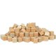 thumbnail image 1 of Pequeños bloques de madera para manualidades Bloque cuadrado de madera natural sin terminar para proyectos de bricolaje y fabricación de rompecabezas (50 piezas), 1 of 5