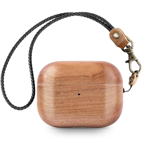 Compatible With Airpods Pronatural Wood Case - Cover Case Protector Made Of Unique Wood Accessories Walnut Wood