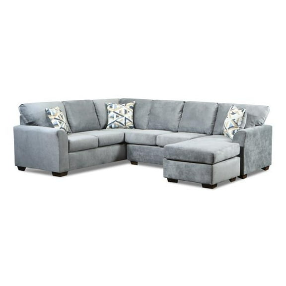 Neo Living NL702-DUSK-SEC-CHAISE Mia Corner Sectional with Right Facing Chaise, Dusk