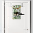 thumbnail image 2 of Gardening Hanging Pocket Organizer, Buttercup Flowers Field Leaf Botany Flourish in the Yard Summer, Printed Polyester Storage Bag with Pockets, 9" x 16", Green and Pastel Yellow, 2 of 2