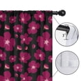 thumbnail image 4 of Blackout Kids Curtains,Pioneer Flower Floral Print Pattern Childrens Insulated Curtains Set Of 2,Bedroom Essentials,Toddler Room Decor 42"x84", 4 of 5