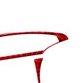 thumbnail image 4 of Red Carbon Fiber Interior Dashboard Speedometer Cover Trim for Audi Q7 2007-2015, 4 of 4