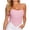 Pink, variant on LYEAA Womens Corset Top Bustier Mesh Strapless Zip up Overbust Boned Crosets Push up Shapewear Going out Party Tubu Tops