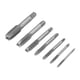 thumbnail image 4 of Macho de rosca manual, 7 piezas de rosca de tornillo chapado en titanio, macho de roscar, eficiencia óptima, 4 of 8