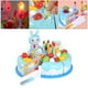 thumbnail image 3 of pastel de cumpleaños juguete de simución de de postre de comida juguetes modelo para , 6 pasteles en rodajas Azul CUTICAT Juego de imaginación pastel de cumpleaños, 3 of 8