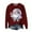 Wine, variant on Zhanying Christmas Sweaters for Wome Classic Fit Adult Christmas Top Cute and Cozy Holiday Sweater for Women