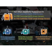 4pcs Hall-Effect Joysticks Replacement for DualSense PS5 Controller, 3D Analog Sensor Wheel Thumb Sticks Rocker Module Replacement for PlayStation 5 Controller