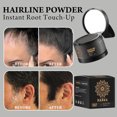 thumbnail image 2 of Instant Hair Root Cover Up, Hairline Powder Instantly Conceals Hair Loss, Waterproof Hairline Powder, 48 Hour Formula, Stain-Proof Hair Fibers (Dark Brown), 2 of 8