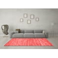 thumbnail image 3 of Ahgly Company Machine Washable Indoor Rectangle Abstract Red Modern Area Rugs, 3' x 5', 3 of 4