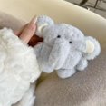 thumbnail image 2 of Funda para AirPods 4 Yatchen Plush Blue Elephant con llavero, 2 of 7