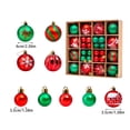 thumbnail image 2 of Christmas Ball Ornaments, Red Gold Shatterproof PVC 2.4 Inch 44 Pack Set, for Xmas Tree Holiday Party Home Wedding Festival Decoration, 2 of 2