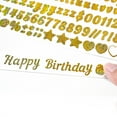 thumbnail image 4 of 25th Birthday Card & Decorations – Celebrate in Retro Style with Gold Stickers and Back to 2000 Theme, 4 of 8
