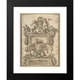 thumbnail image 2 of Gregorio de' Ferrari 19x24 Black Modern Framed Museum Art Print Titled - Design for an Overdoor Decoratio (ca. 1670-90), 2 of 5