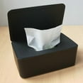 thumbnail image 4 of Caja Dispensadora de Mascarillas Baoblaze de Plástico con Tapa Soporte para Toallitas Húmedas Negro, 4 of 8