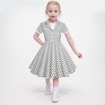 thumbnail image 2 of ANINEO Kids 'Sabrina' Vintage Polka Dot 50's Girls Dress, 2 of 4