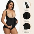 thumbnail image 6 of COMFREE Women Waist Trainer Bodysuit Tummy Control Corset Full Body Shaper Cincher Tank Top with Adjustable Straps, 6 of 7