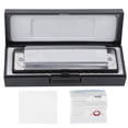 thumbnail image 1 of Blues Harmonica,10trou Harmonica Blues Ab Harmonica Valeur Imbattable Instrument de Musique, 1 of 8