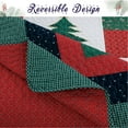 thumbnail image 5 of Cozy Line Home Fashions Happy Christmas 2-Piece Cotton Quilt Bedding Set, Coverlet Bedspread (Happy Christmas, Twin - 2 Piece), 5 of 6
