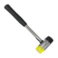 thumbnail image 4 of Martillo de goma de nailon de doble cara de 40 mm, mazo suave y empuñadura de plástico antideslizante para joyero , armería, carpintería Sunnimix Martillo de montaje de goma, 4 of 8