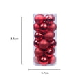 thumbnail image 6 of SAYOO 24pcs Christmas Tree Hanging Ball, DIY Craft Ornament New Year Party Decoration Gift, 6 of 8