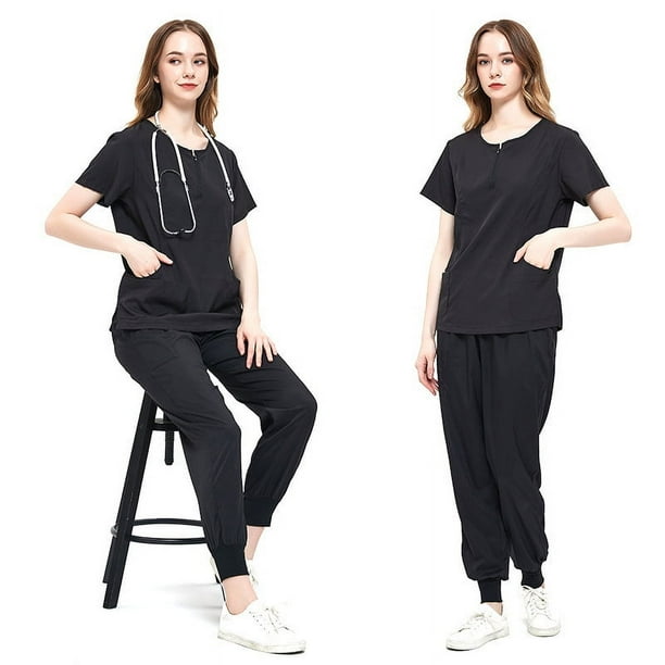 Bata quirúrgica de dentista, traje dividido para lavarse las manos, ropa de trabajo de enfermería, ropa de enfermera elástica de secado rápido