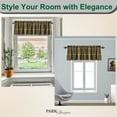 thumbnail image 5 of Park Designs Green and Brown Plaid Scotch Pine Valance 14"L, 5 of 5