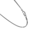 thumbnail image 4 of JewelStop 925 Sterling Silver Rhodium Plated 1.5 mm Box Chain Necklace, Lobster Claw Clasp - 20 Inches, 7.2gr., 4 of 7