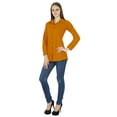 thumbnail image 2 of Button Down Long Sleeve Top Kurta Cotton Shirt Blouse Women Wear, 2 of 4