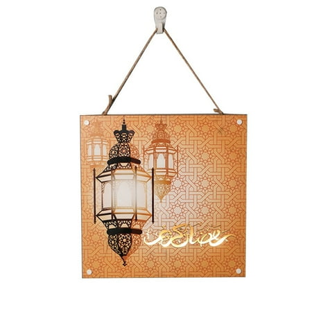 

Eid Lighting Wall Decoration Crafts Ramadan Eid LED Lamp Wall Hanging Chandeliers Pendant Decoration 2