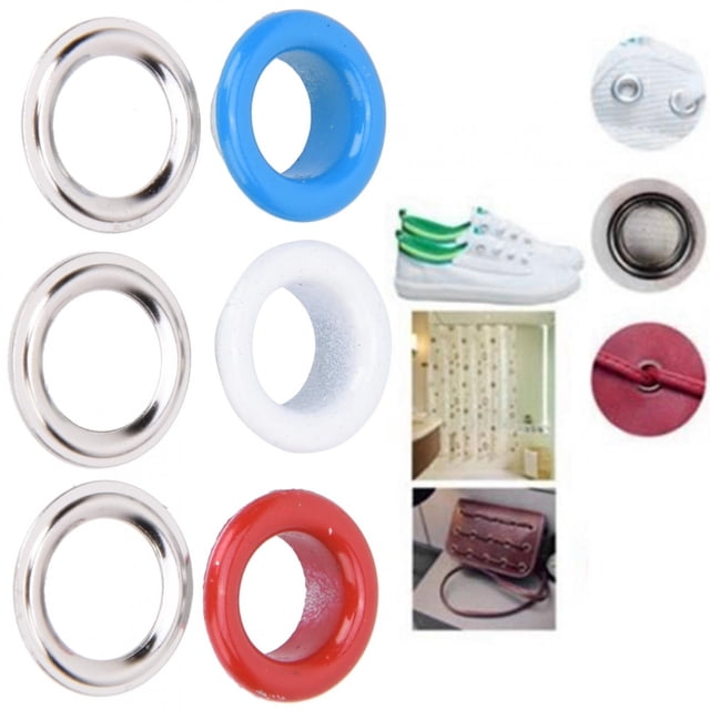 Ojal de metal Jadeshay 200 piezas colorido hierro para bricolaje