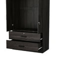 thumbnail image 6 of Woodpeckers Furniture and Mattress 2-Door Wardrobe with 2-Drawers New Design, 6 of 6