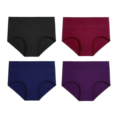 

Tangnade Lingerie For Womens Pajamas Women s High Waisted Cotton Underwear Stretch Briefs Soft Full Coverage Panties