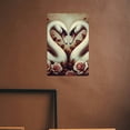 thumbnail image 5 of WERPE Two White Swans with Flowers Retro Metal Sign 8*12in 8x12in, 5 of 7