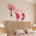 thumbnail image 4 of ABODELINE Valentine's Day Wall Decals Pink Heart Tree Gnome Wall Stickers Love Butterfly Valentines Stickers Heart Wall Decor for Living Room Anniversary Party Decor, 4 of 6