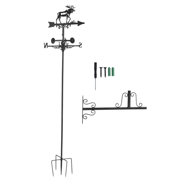 Veleta Para Césped Veleta De Dirección Del Viento Veleta De Hierro Forjado Veleta Para Césped Veleta De Hierro Forjado Veleta De Dirección Del Viento Para Decoración Al Aire ANGGREK Otros