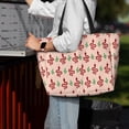 thumbnail image 4 of Wukai Snake Print Zipper Bag,large Beach Tote Bag,Waterproof Sandproof Bag,Grocery and Picnic Tote Travel Bag, 4 of 5