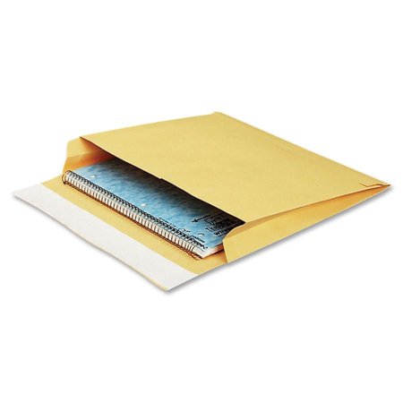 Quality Park, QUAE9130, Open-side Self-Seal Expansion Mailers, 100 / Carton, Brown Kraft