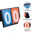 thumbnail image 3 of MIPCASE Basketball Score Board Red PVC Manual Score Keeper for Sport, 3 of 8