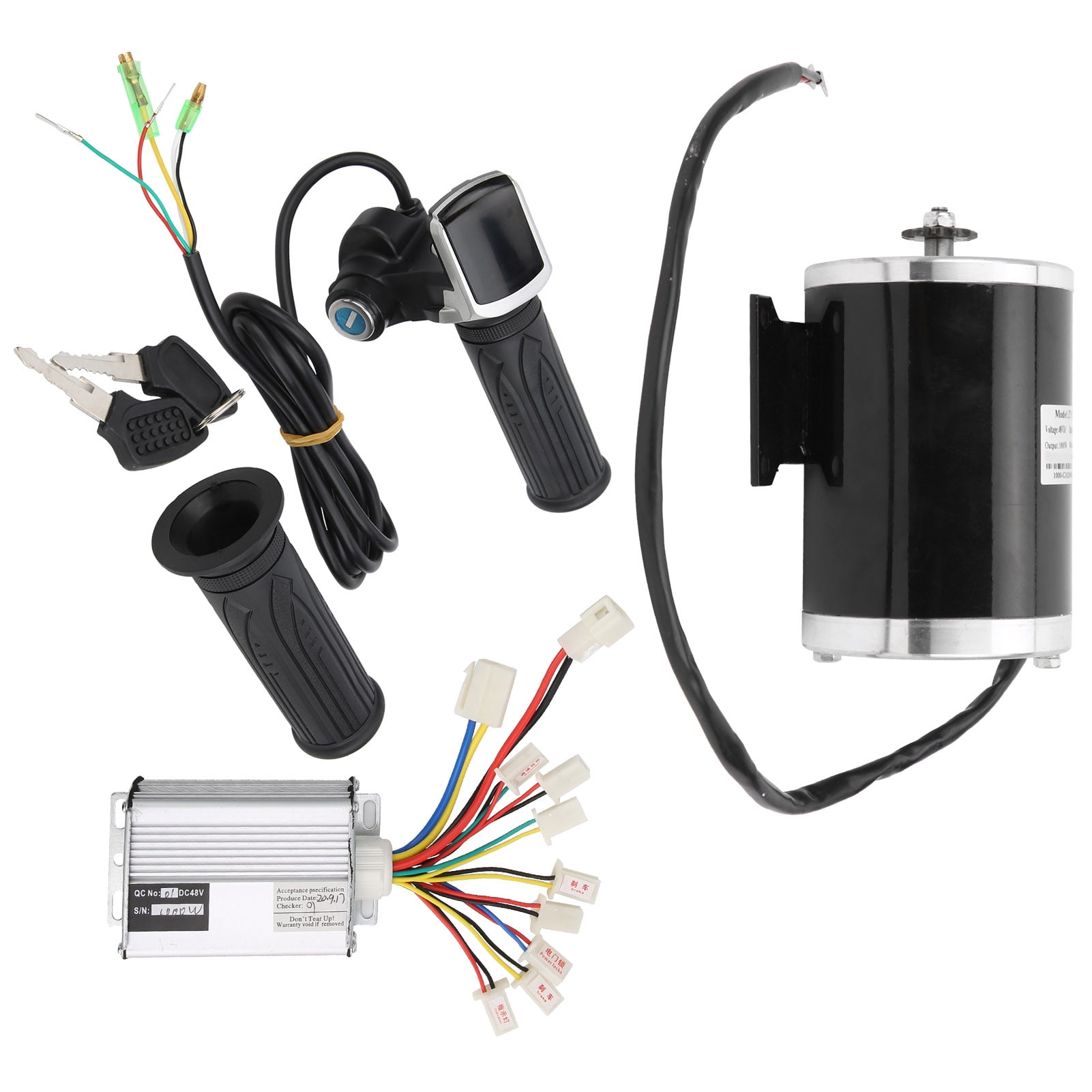 DIY 1000W Motor Set, Electric Motor Conversion Kit, Sturdy Durable E