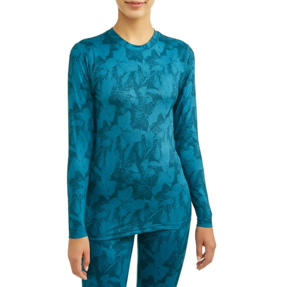 Hanes Women's 4-Way Stretch Base Layer Crew Top